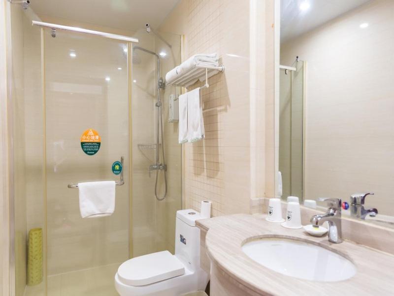 Greentree Inn Jiangsu Suzhou Kunshan High Speed Rail Station Hengshan Road Express Hotel Екстер'єр фото