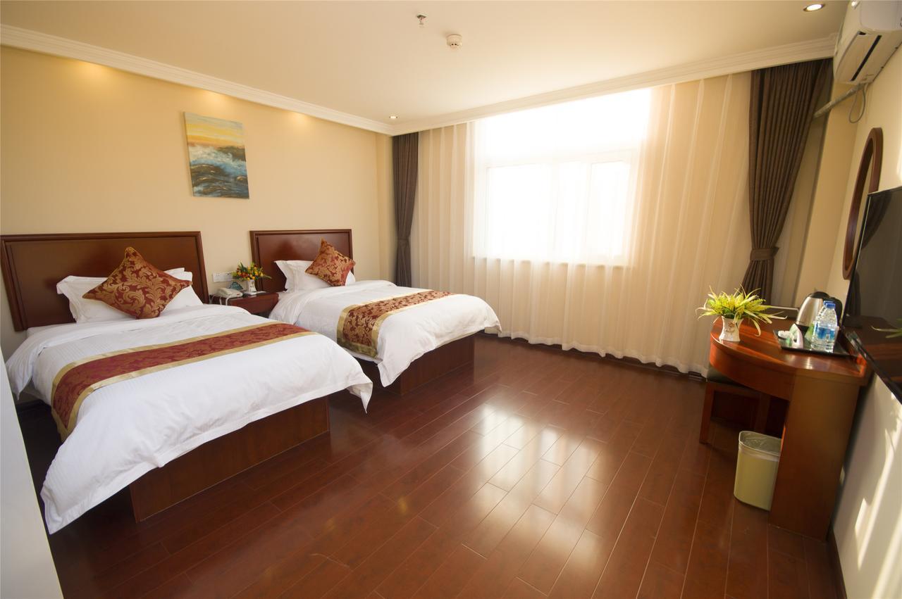 Greentree Inn Jiangsu Suzhou Kunshan High Speed Rail Station Hengshan Road Express Hotel Екстер'єр фото